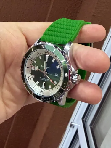 Relogio Breitling Verde
