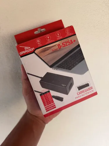 Carregador universal para notebook com 10 pinos 