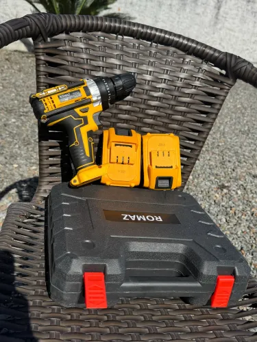 Parafusadeira Furadeira 48V 2 Baterias Com Maleta e Acessórios Completo