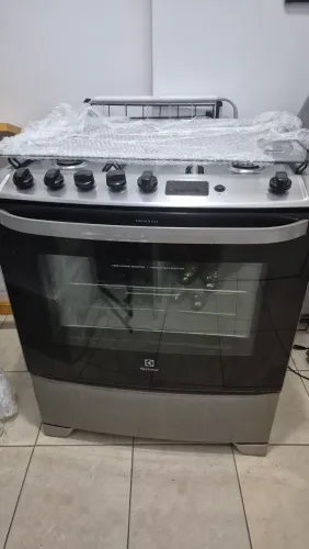Fogão Electrolux 5 Bocas Inox - Ótimo Estado (Funcionando Tudo)