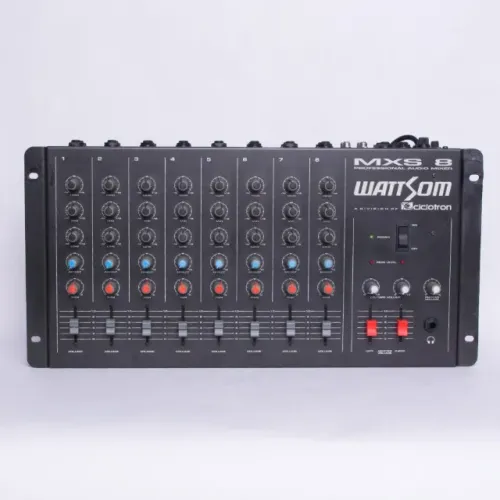 Mesa De Som Mixer Wattsom Mxs 8 Banda Igreja Academia Web