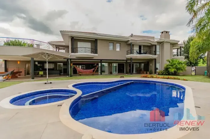 Casa mobiliada para Locação - 3 dormitórios - 637 m² - Condomínio Alphaville Campinas