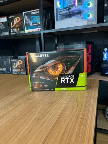 (LOJA FÍSICA) Placa de Vídeo Gigabyte GeForce RTX 3060 GAMING OC 8G, 8GB GDDR6, 128-bit
