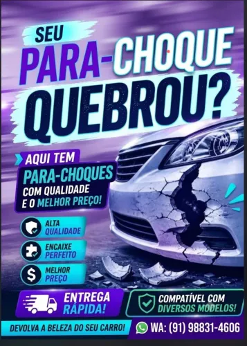 Para choque Novos para seu carro