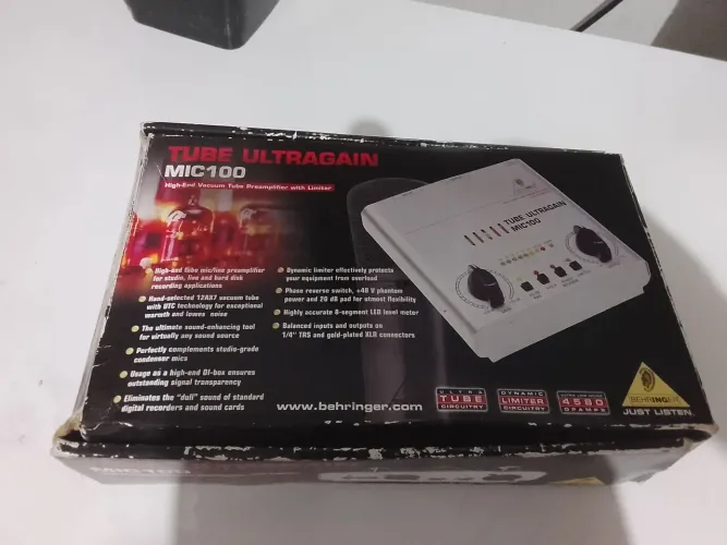 Pré Amplif Para Mic condensador