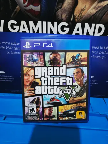 Gta V Playstation 4 - Seminovo completo com mapa
