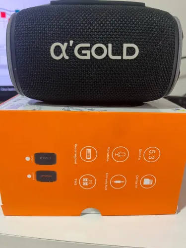 Caixa de som alfa gold
