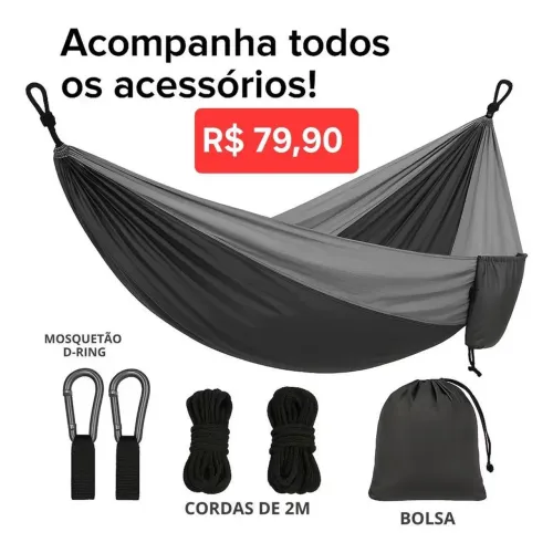 Rede camping nylon