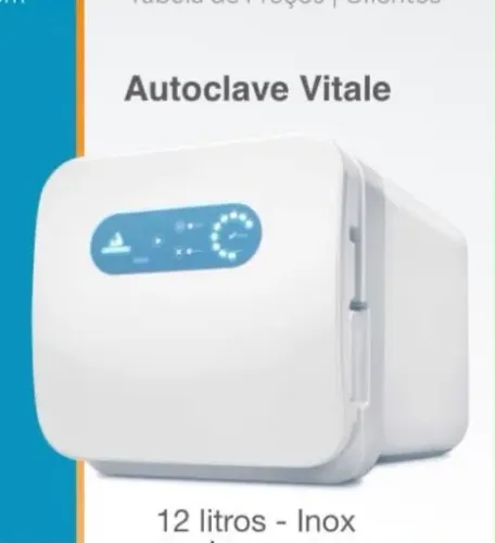 Autoclave Vitale cristofoli 12L - bivolt Nunca usada e em garantia de 11 meses