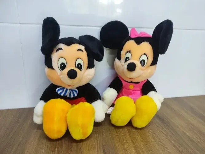 Casal De Pelucia Minnie E Mickey Mouse Da Disney Japão 