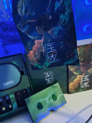Fone de Ouvido Tangzu Waner Sg 2 Jade Dragon com Bolsa de Silicone e Sancai de Borda Larga