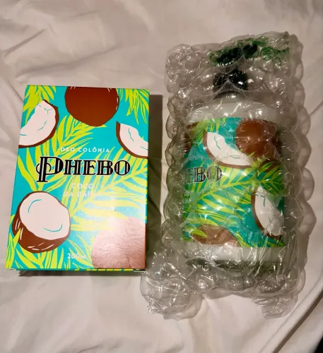 Kit sabonete líquido e colônia coco da Bahia