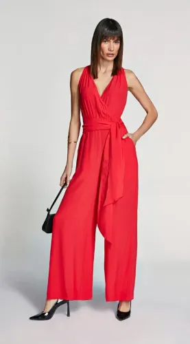 Macacão Pantalona feminino,Morena rosa 