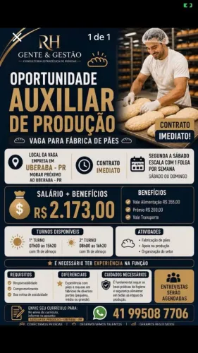 Auxiliar de Produção