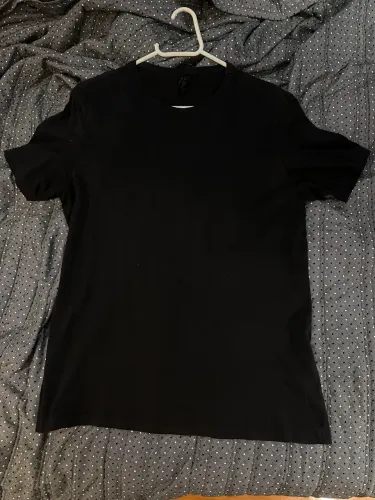 Camiseta slim fit preta