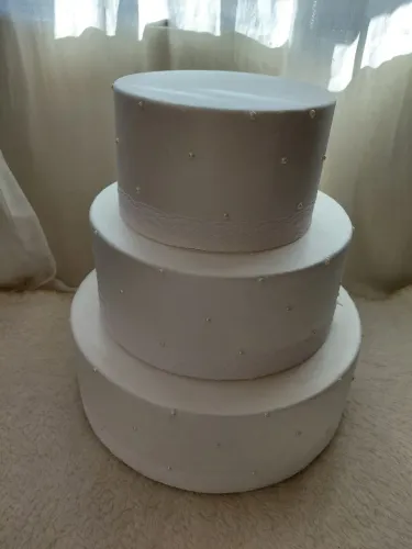 Bolo fake de casamento 