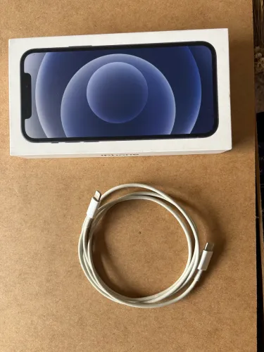 Caixa Original iPhone 12 + Cabo Lightning Original Apple