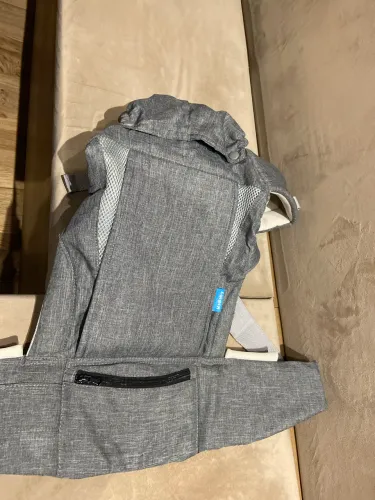 canguru para bebê ergonômico cinza 