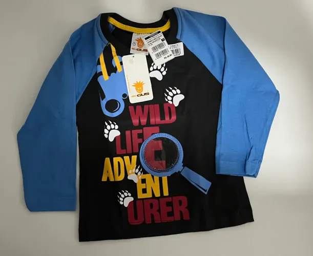 Camiseta Infantil Manga Longa TAM 1 (OUTLET)