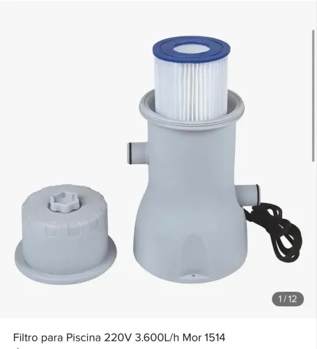 Filtro para piscina 3.600L