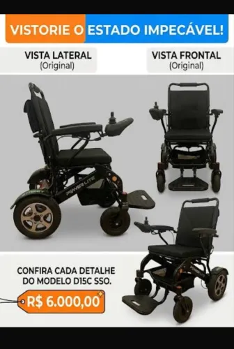 CADEIRA RODAS MOTORIZADA - 0km