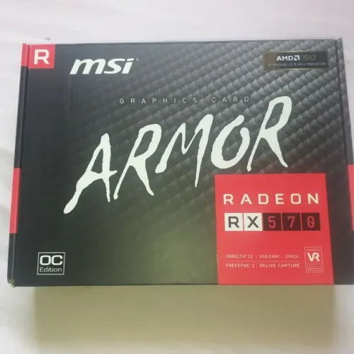 Placa de Vídeo XFX Radeon RX 570 4GB GDDR5 - 256 Bits ARMOR (Excelente Estado)