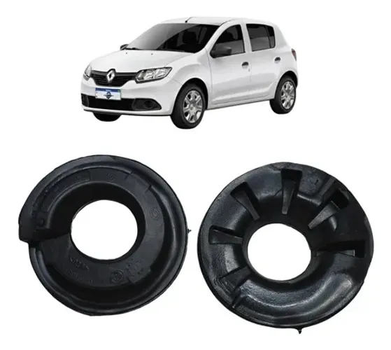 Par De Calço Mola Traseira Renault Sandero 2020 1.0 Uzad0