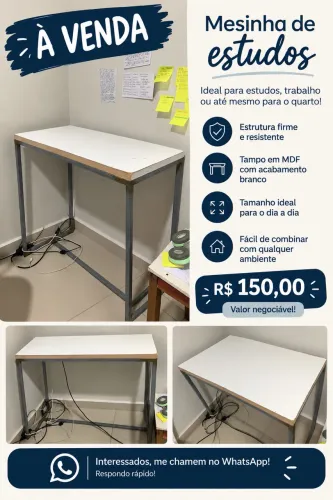 Mesinha de estudos