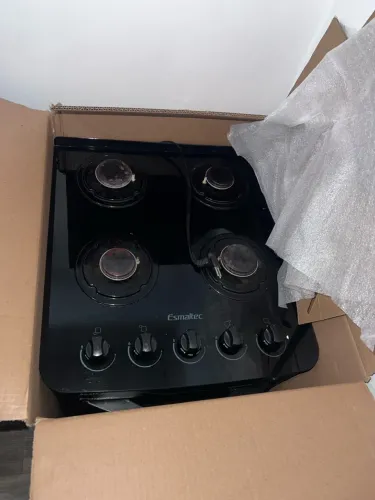 Vendo Fogão Esmaltec Ágata Glass 4 bocas