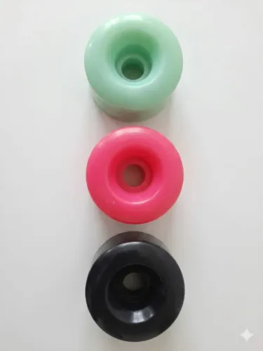 Kit com 16 rodas de patins retro quad de 56 mm novas sem uso
