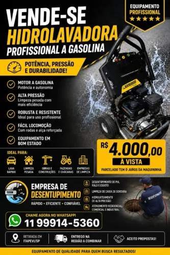 Lavadora De Alta Pressão Kärcher Profissional a Gasolina