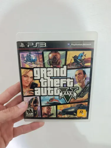 GTA v 5 ps3 original completo manual mapa estado de novo 