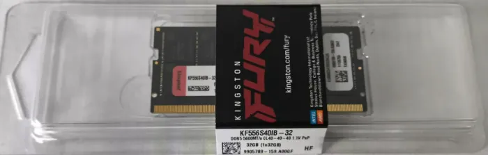 MEMÓRIA NB DDR5 32GB 5600MHZ - KINGSTON FURY IMPACT