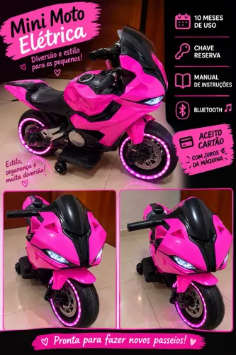 Moto elétrica infantil 