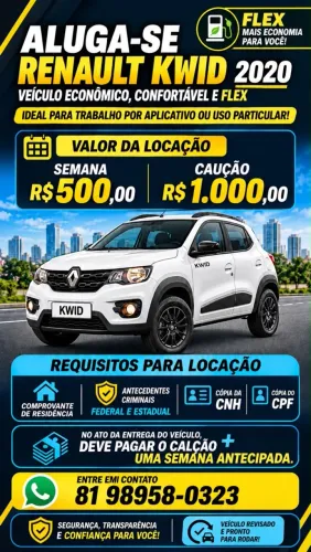 Renault Kwid Outsider 1.0 Flex 12V 5P Mec. 2020