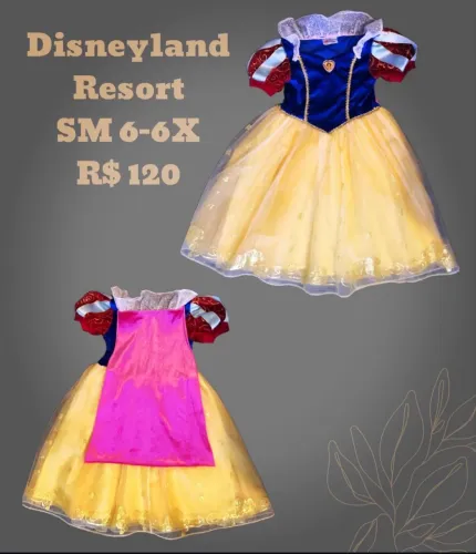 Fantasia Branca de Neve, comprada na Disney, TAM. 6