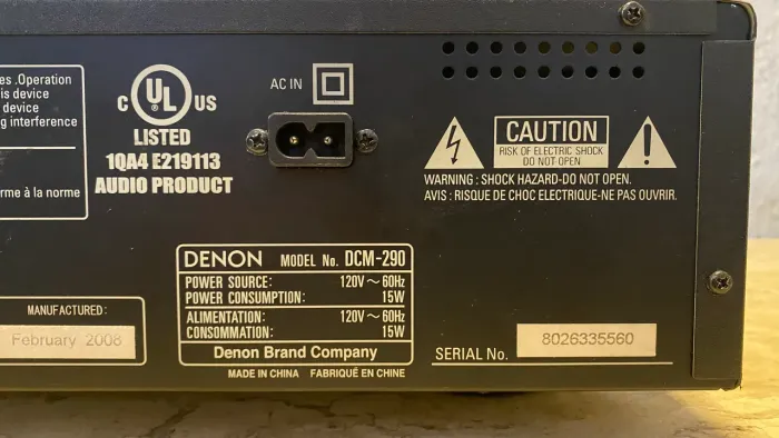 CD auto Charger Denon DCM290