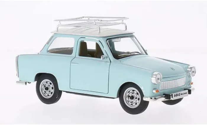 Trabant 601 S Deluxe Lucky Die Cast 1:24 Road Signature Azul com Hack