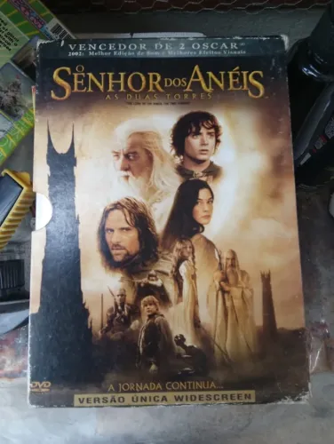 senhor dos anéis as duas torres dvd duplo 1ª edição original