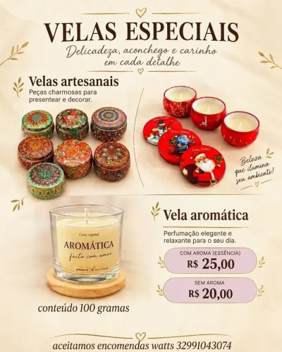 Velas aromáticas
