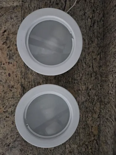 Luminária de imbutir redonda 