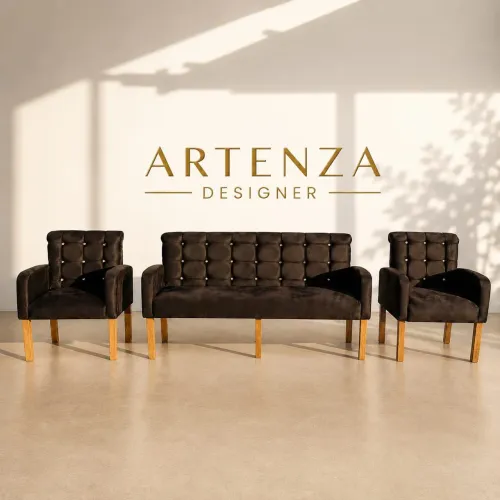 Poltronas recepção espera