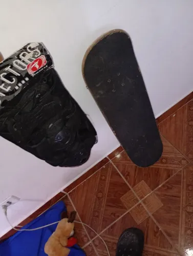 Skate profisional + proteção