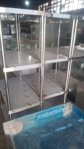 Prateleira deposito em aco inox