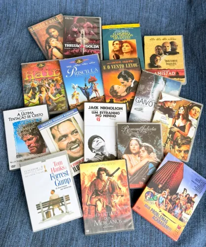 KIT DE 25 DVDS