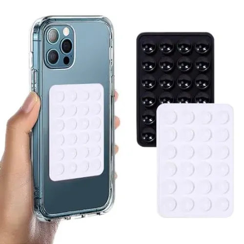Suporte Multifuncional de Silicone de Sucção para Celular Ventosas iPhone E Android