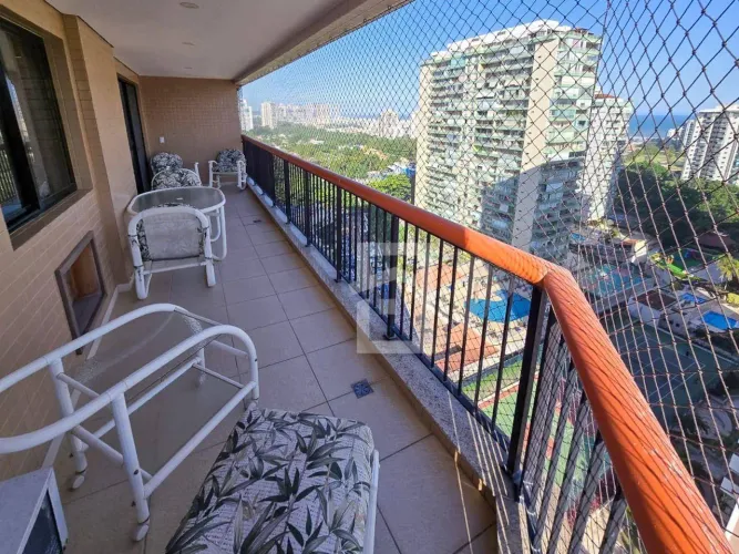 Apartamento mobiliado de 3qts, 119m², aluguel por R$ 6.200,00 no California Park - Barra d