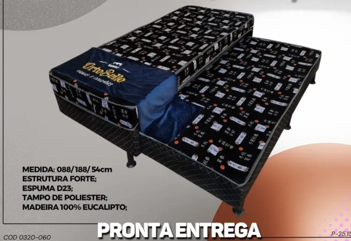 BIBOX SOLTEIRO BLACK D23