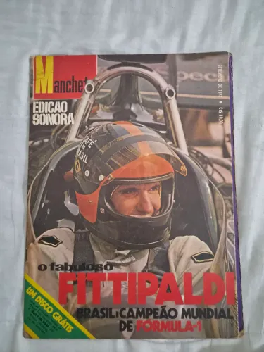 Revista Manchete Edição Sonora 1972 - O Fabuloso Fittipaldi (Com Disco)