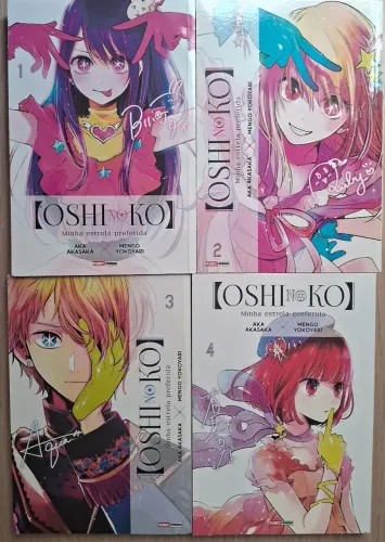 Oshi no ko volumes 1 ao 4 desapego mangás